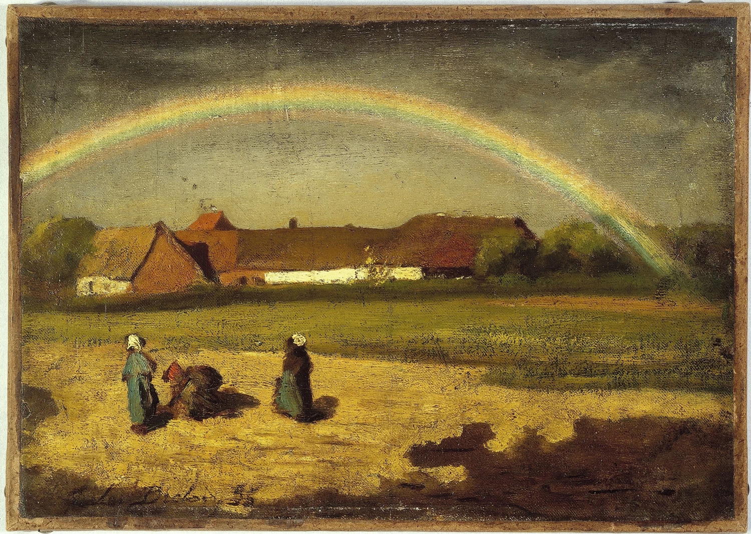 L'arcobaleno a Courrières, 1855 - Musée des Beaux, Arts de la ville de Paris